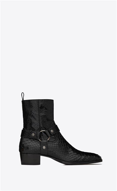 ysl python boots.